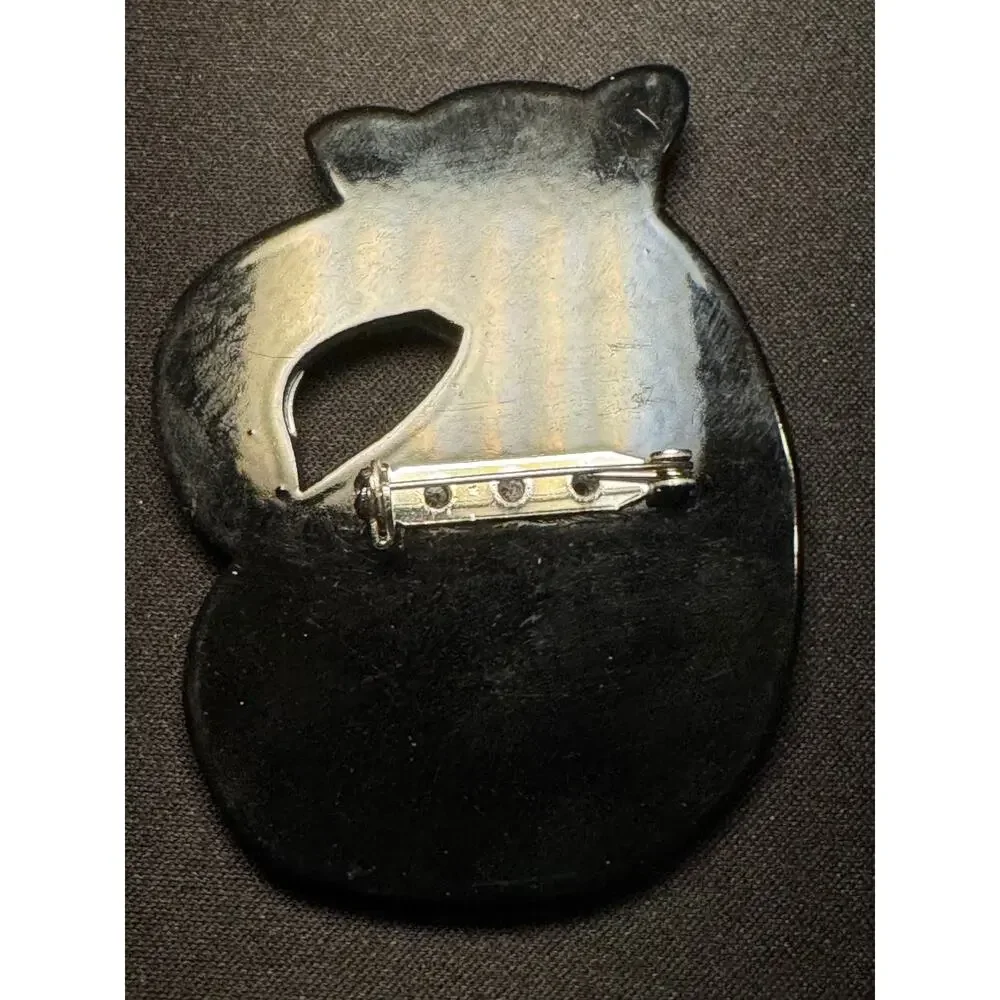 Large 3D Printed Ring Tailed Lemur Brooch